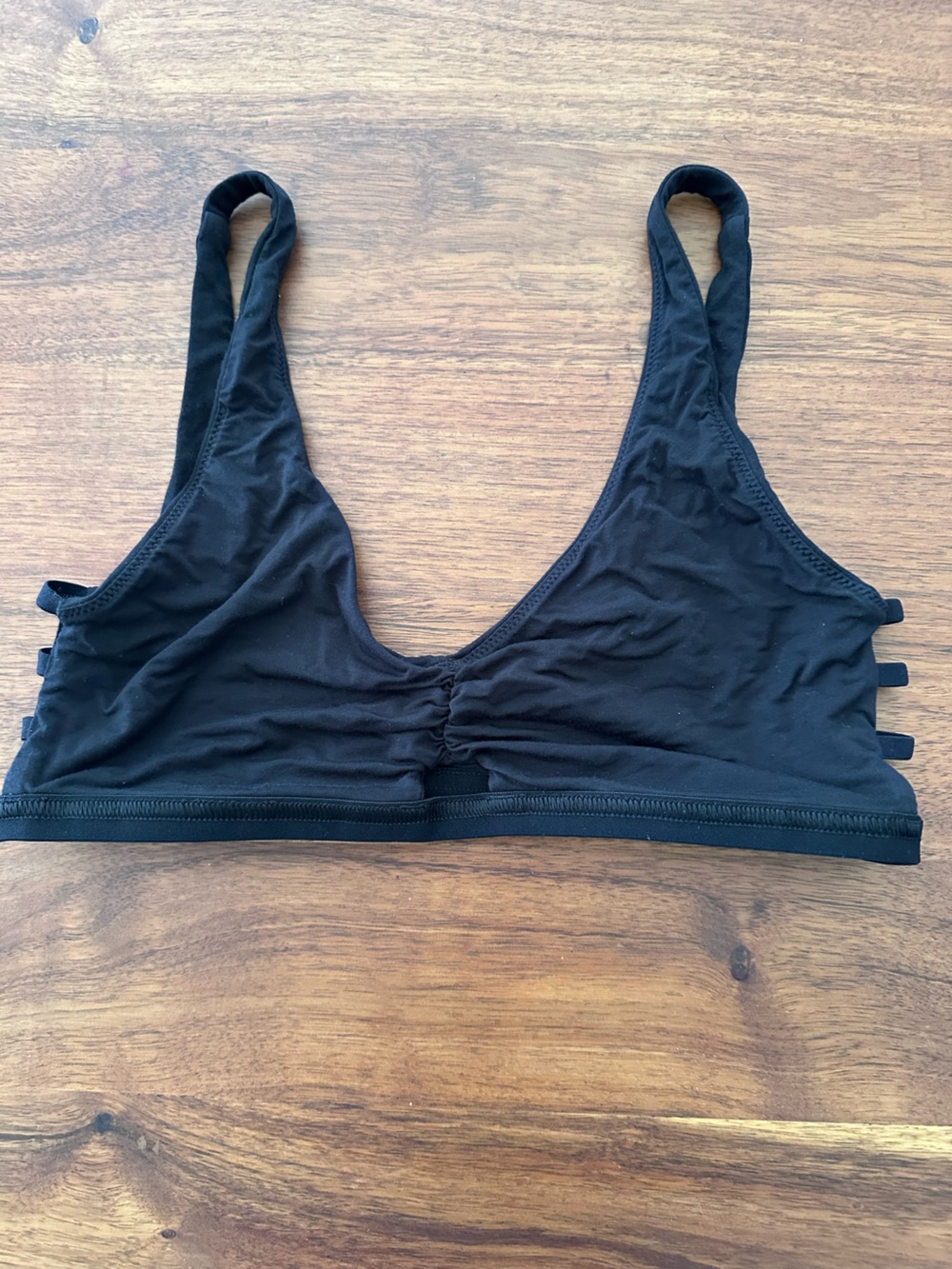 lululemon athletica Black Lightweight Scoop Bralette